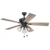 * Ceiling Fans|Budget Patriot Lighting™ Manchester Ii 52″ Bronze Indoor Led Ceiling Fan