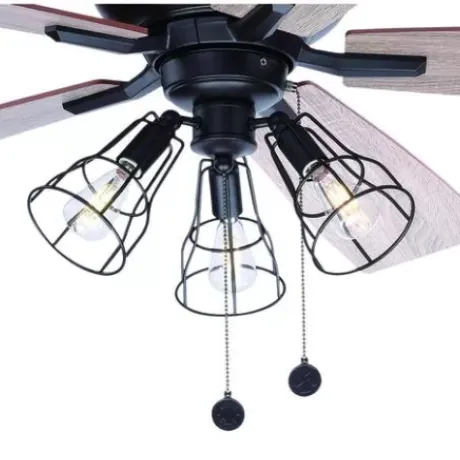 * Ceiling Fans|Budget Patriot Lighting™ Manchester Ii 52″ Bronze Indoor Led Ceiling Fan