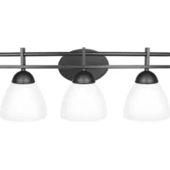 * Indoor Lighting|Budget Patriot Lighting® Meila 3-Light Matte Black Integrated Led Vanity Light