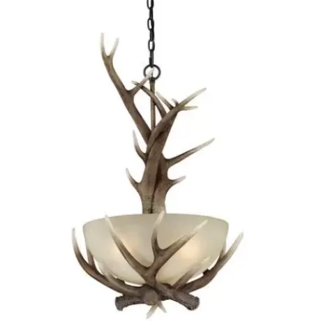 * Indoor Lighting|Budget Patriot Lighting® Norwood Black Walnut 3-Light Pendant