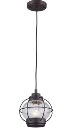 * Indoor Lighting|Budget Patriot Lighting® Potter Oil-Rubbed Bronze 1-Light Pendant