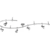 * Indoor Lighting|Budget Patriot Lighting® Sandra 5-Light Nickel Led Flexible Track Light