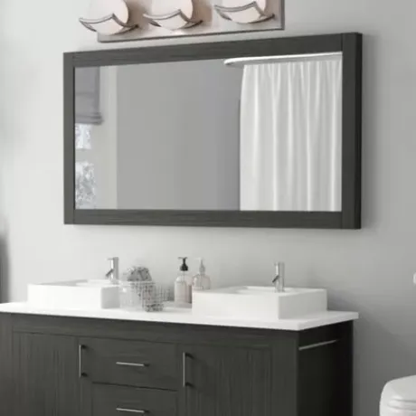 * Indoor Lighting|Budget Patriot Lighting® Trevor Satin Nickel 3-Light Vanity Light