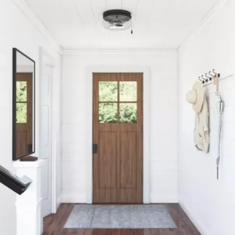 * Indoor Lighting|Budget Patriot Lighting® Talia Matte Black 2-Light Flush Mount Ceiling Light