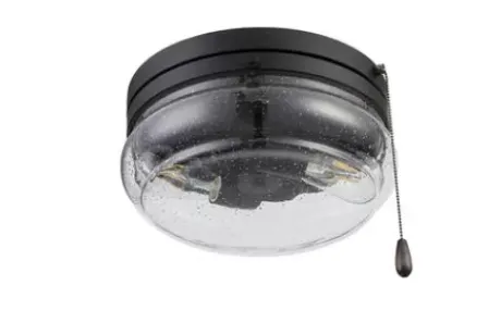 * Indoor Lighting|Budget Patriot Lighting® Talia Matte Black 2-Light Flush Mount Ceiling Light