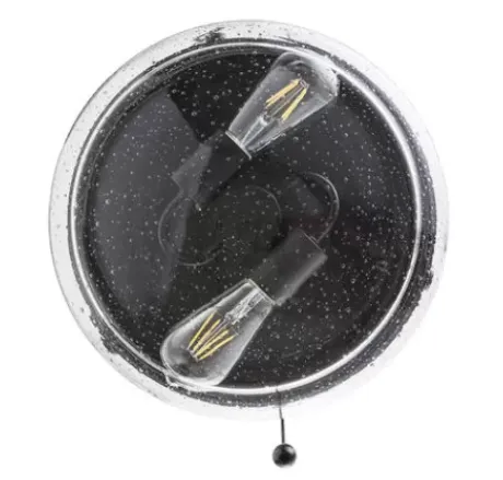 * Indoor Lighting|Budget Patriot Lighting® Talia Matte Black 2-Light Flush Mount Ceiling Light