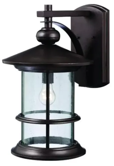 * Outdoor Lighting|Budget Patriot Lighting® Tree House Oil-Rubbed Bronze Outdoor Wall Light