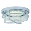 * Outdoor Lighting|Budget Patriot Lighting® Uptown Painted Satin Nickel Led Outdoor Flush Mount Ceiling Light