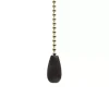 * Ceiling Fans|Budget Patriot Lighting® Walnut Teardrop Pull Chain