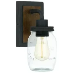* Indoor Lighting|Budget Patriot Lighting® Wheland Matte Black 1-Light Vanity Light