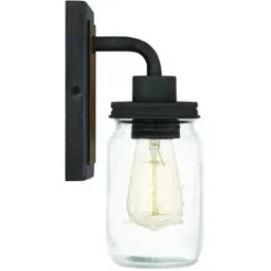 * Indoor Lighting|Budget Patriot Lighting® Wheland Matte Black 1-Light Vanity Light