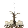 * Indoor Lighting|Budget Patriot Lighting® Yoho Black Walnut 6 Light Chandelier