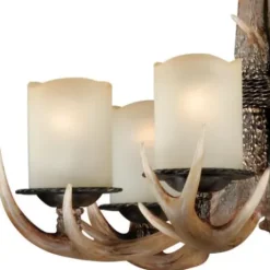 * Indoor Lighting|Budget Patriot Lighting® Yoho Black Walnut 6 Light Chandelier