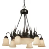 * Indoor Lighting|Budget Patriot Lighting® Yosemite Burnised Bronze 9 Light Chandelier