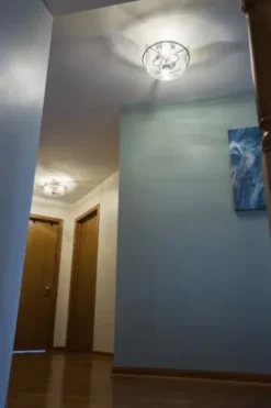 * Indoor Lighting|Buy Patriot Lighting® Addison Satin Nickel Semi-Flush Mount Ceiling Light