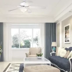 * Ceiling Fans|Buy Patriot Lighting™ Apollo Ii 52″ White Indoor Led Ceiling Fan