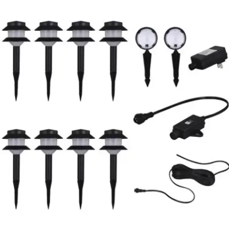 * Outdoor Lighting|Buy Patriot Lighting® Cheraw Low Voltage Led Landscape Light Set – 10 Pack