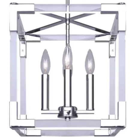 * Indoor Lighting|Buy Patriot Lighting® Cleavon Chrome 4-Light Pendant