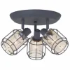 * Indoor Lighting|Buy Patriot Lighting® Dorian Matte Gray 3-Light Track Light