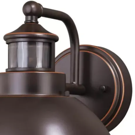 * Outdoor Lighting|Buy Patriot Lighting® Dualux® Harwich Burnished Bronze Outdoor Wall Light