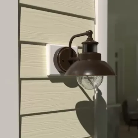 * Outdoor Lighting|Buy Patriot Lighting® Dualux® Harwich Burnished Bronze Outdoor Wall Light