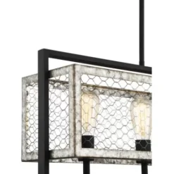 * Indoor Lighting|Buy Patriot Lighting Elegant Home Patriot Lighting® Elegant Home Bastein Black 4 Light Island Light