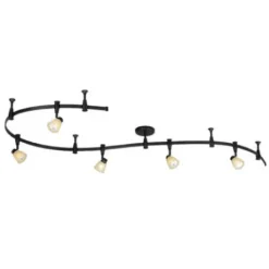 * Indoor Lighting|Buy Patriot Lighting® Emma 5-Light Bronze Flexible Track Lighting Set