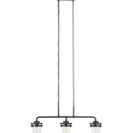* Indoor Lighting|Buy Patriot Lighting® Joska Matte Black 3-Light Island Light