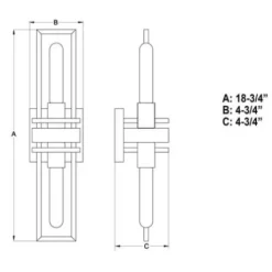 * Indoor Lighting|Buy Patriot Lighting® Marquis Satin Nickel 2 Light Wall Light