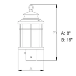 * Outdoor Lighting|Buy Patriot Lighting® Melbourne Oil-Rubbed Bronze Outdoor Post Light