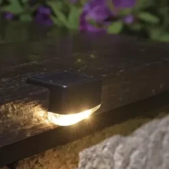* Outdoor Lighting|Buy Patriot Lighting® Solar Integrated Led Rail Landscape Light – 4 Pack