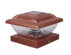 * Decking & Deck Materials|Buy Patriot Lighting® Solar Led Copper Jolene Post Cap Light 4-Pack