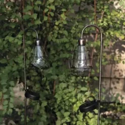* Outdoor Lighting|Buy Patriot Lighting® Solar Integrated Led Vintage Cage Landscape Light – Assorted