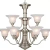 * Indoor Lighting|Buy Patriot Lighting® Standford 9-Light Brushed Nickel Chandelier