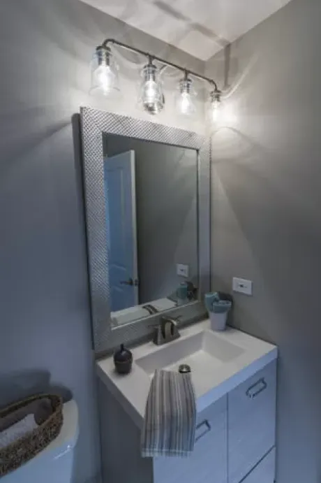 * Indoor Lighting|Buy Patriot Lighting® Toledo Satin Nickel 3 Light Vanity Light