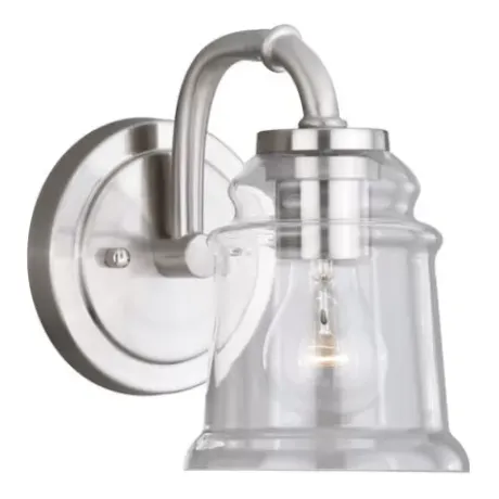 * Indoor Lighting|Buy Patriot Lighting® Toledo Satin Nickel 1 Light Vanity Light