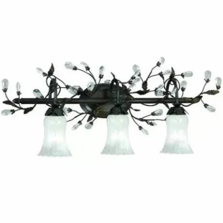 * Indoor Lighting|Buy Patriot Lighting® Willow Architectural Bronze 3-Light Vanity Light
