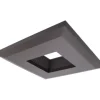 * Indoor Lighting|Cheap Patriot Lighting® 5″ & 6″ Recessed Bronze Baffle Square Trim For Downlight