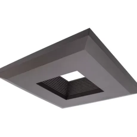 * Indoor Lighting|Cheap Patriot Lighting® 5″ & 6″ Recessed Bronze Baffle Square Trim For Downlight