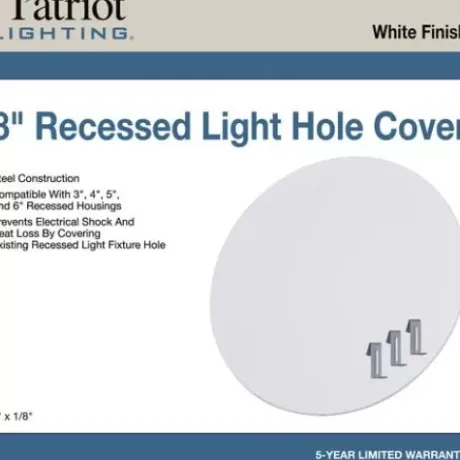 * Indoor Lighting|Cheap Patriot Lighting® 8″ Recessed Light Hole Cover