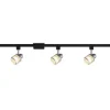 * Indoor Lighting|Cheap Patriot Lighting® Almora 3-Light Black & Silver Halogen Track Lighting Set