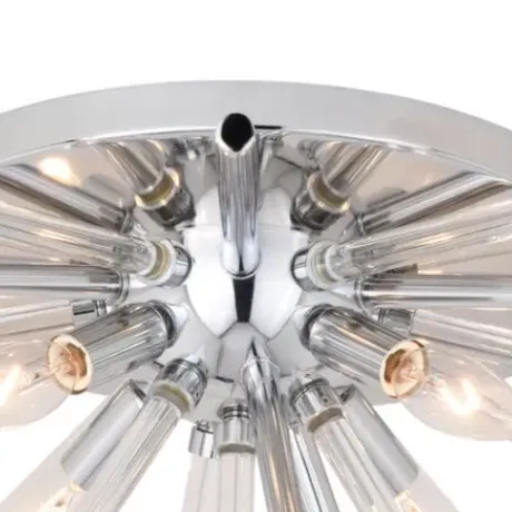 * Indoor Lighting|Cheap Patriot Lighting® Aria Chrome Flush Mount Ceiling Light