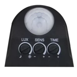 * Outdoor Lighting|Cheap Patriot Lighting® Black Led Dual Head Plug-In Motion Sensor Outdoor Security Flood Light
