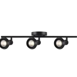 * Indoor Lighting|Cheap Patriot Lighting® Blair Matte Black 3-Light Fixed Track Light