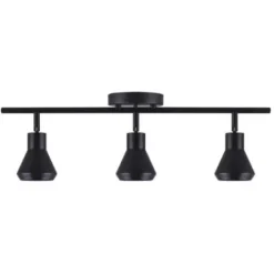 * Indoor Lighting|Cheap Patriot Lighting® Blair Matte Black 3-Light Fixed Track Light