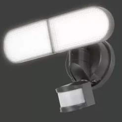 * Outdoor Lighting|Cheap Patriot Lighting® Bronze Led Dual Head Solar Motion Sensor Outdoor Security Flood Light