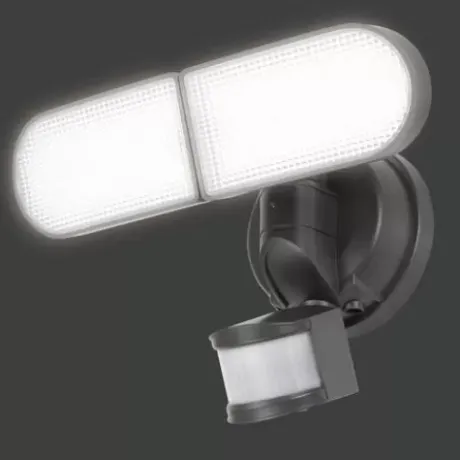 * Outdoor Lighting|Cheap Patriot Lighting® Bronze Led Dual Head Solar Motion Sensor Outdoor Security Flood Light