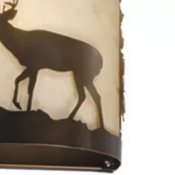 * Indoor Lighting|Cheap Patriot Lighting® Deer 1-Light Burnished Bronze Indoor Wall Light
