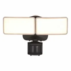 * Outdoor Lighting|Cheap Patriot Lighting® Dualux Bronze Led Dual Head Motion Sensor Outdoor Security Flood Light