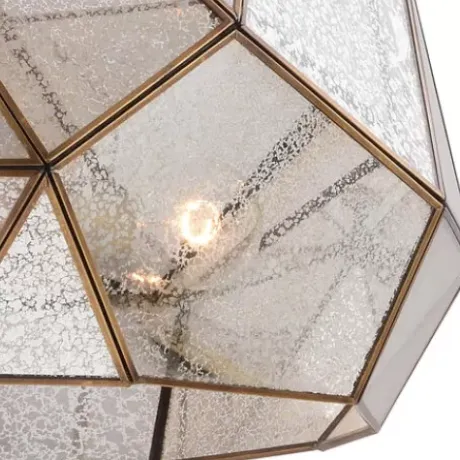 * Indoor Lighting|Cheap Patriot Lighting® Euclid Aged Brass 3 Light Pendant